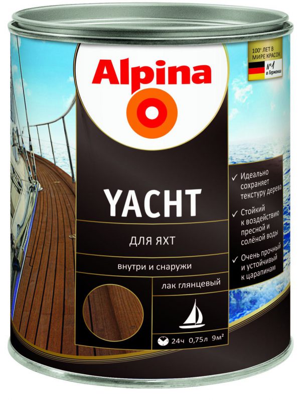 Lak na jachty Alpina