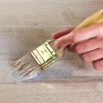 Water based acrylic varnish for wood