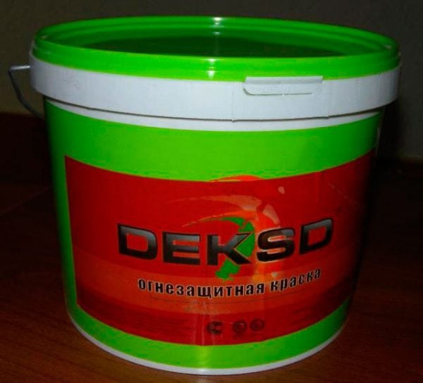 Water based fire retardant paint