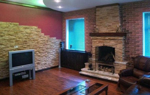 Decorative brick for interior decoration