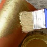 Paint with bronze paint