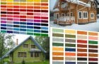 Choose shades and colors of paint for the facade of the house