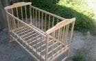 Wooden playpen