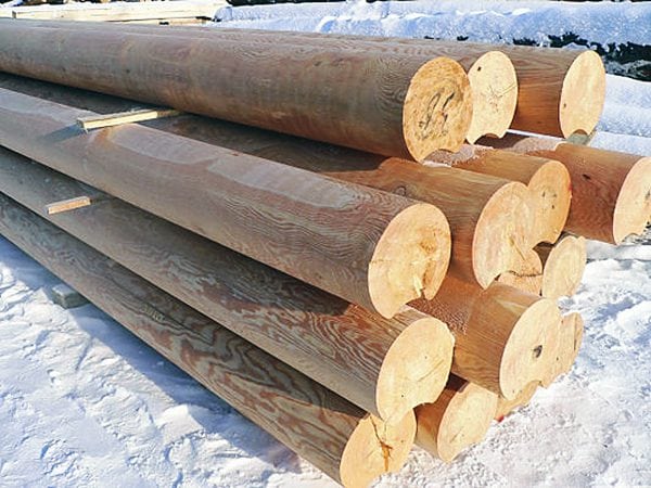 Harvesting wood for a bath