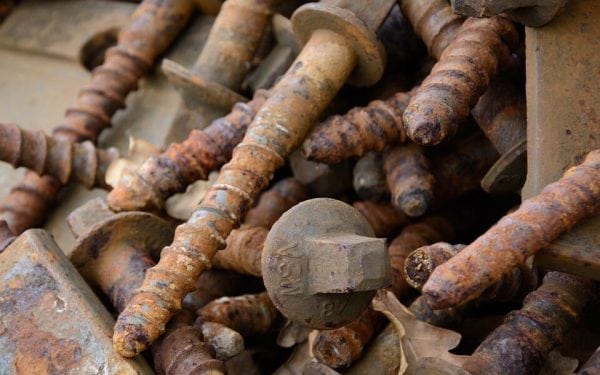 Rusty screws