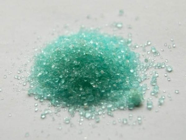 Iron sulfate for degreasing