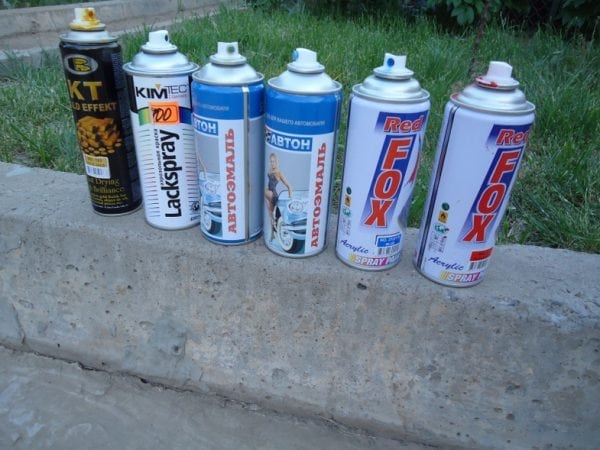 Wood spray paints