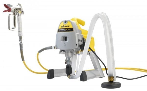 Airless spray gun for work