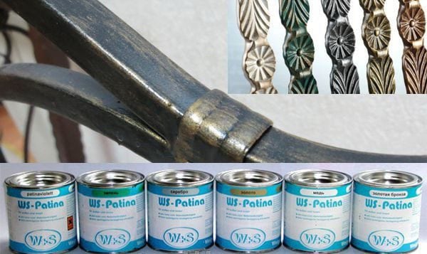 Blacksmith paints for metal decoration