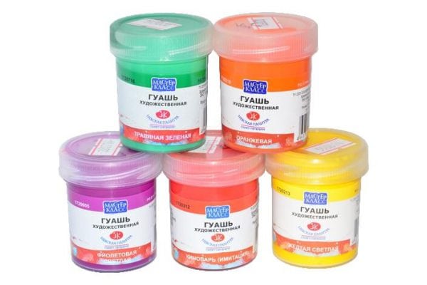 Gouache paints