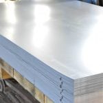 Galvanized smooth sheet with polymer coating