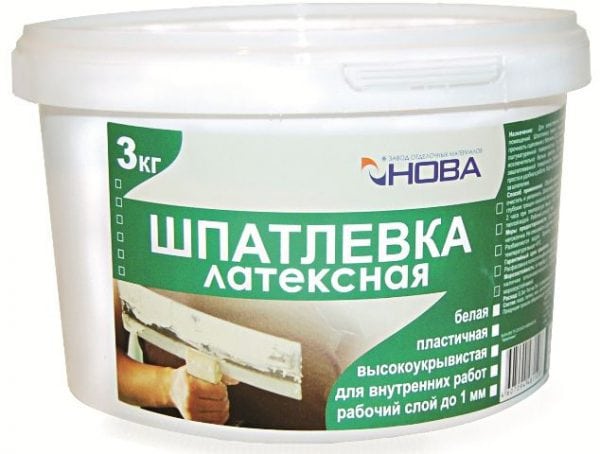 Hard putty latex white