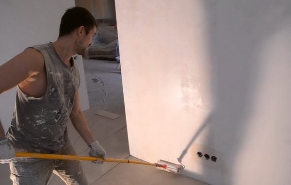 Drywall primer for tiles