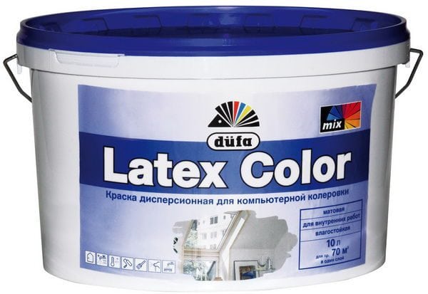 White latex paint for interior use