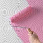 Embossed foamed vinyl wallpaper