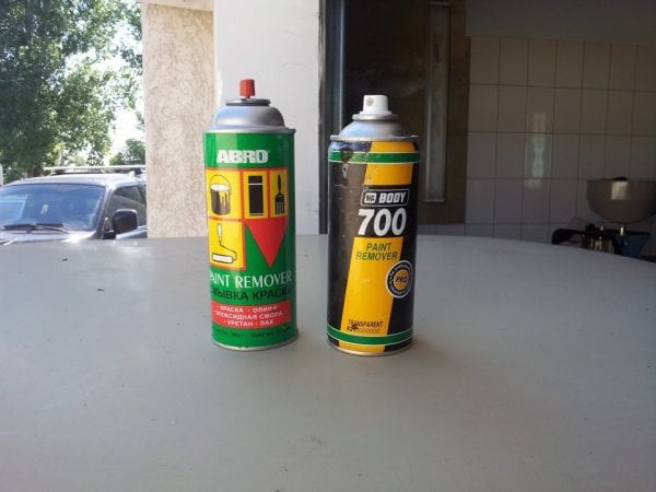 Paint remover sprays