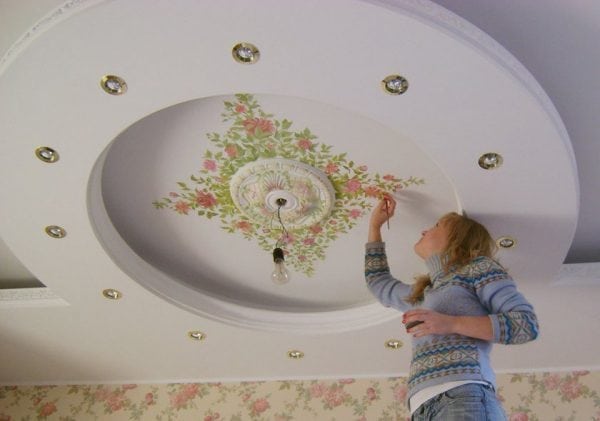 Art painting of fabric ceilings