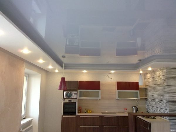 PVC glossy stretch ceiling