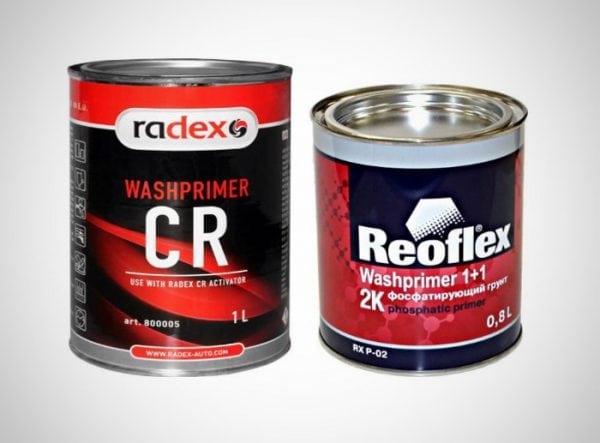 ไพรเมอร์แบบปฏิกิริยา Radex CR และ Reoflex Washprimer 2K