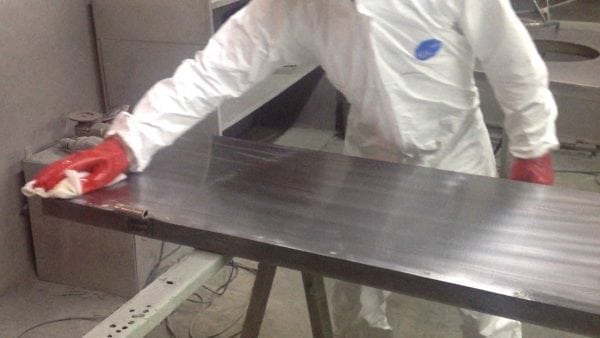 Preparation of a metal surface for painting