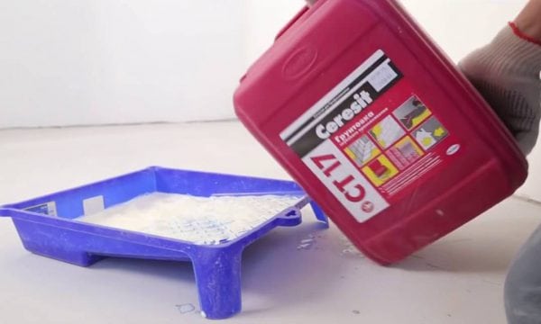 Primer Ceresit CT 17 is used for various types of painting