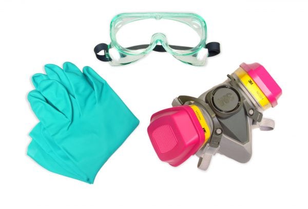 Personal protective equipment for working with paint