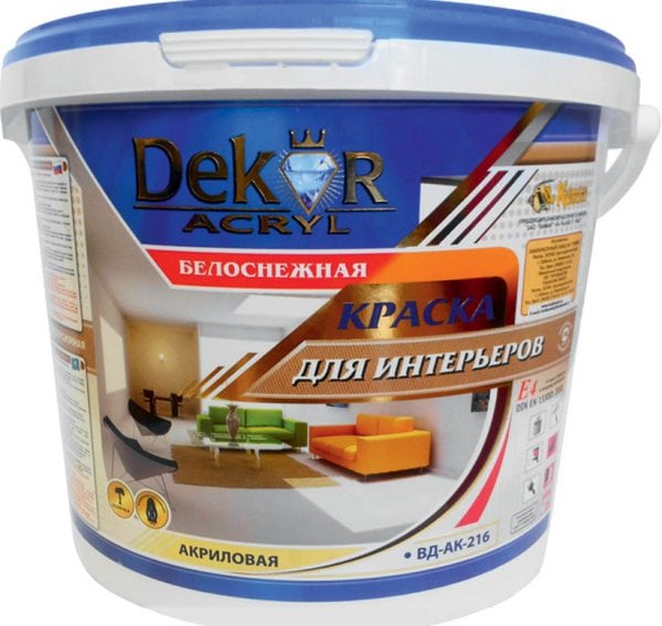 VD-AK-216 สำหรับการตกแต่งภายใน Dekor หิมะสีขาวล้างทำความสะอาดได้