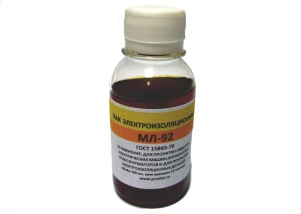 ML-92 ได้รับการออกแบบมาสำหรับการทำให้ขดลวดของเครื่องใช้ไฟฟ้า