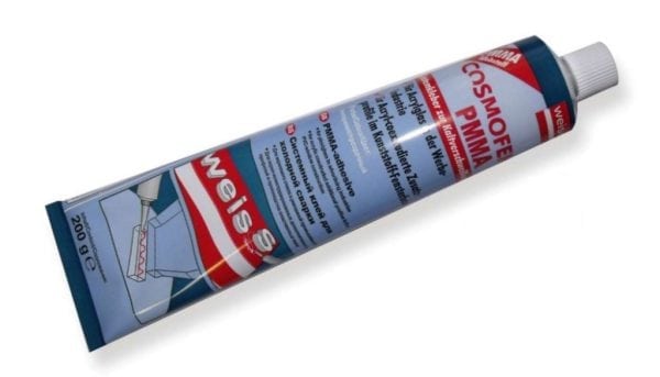 System adhesive for cold welding