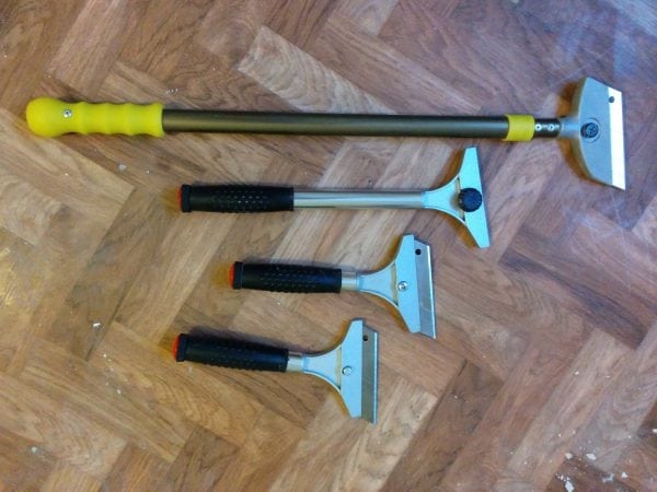 Hand tools for ceiling cleaning