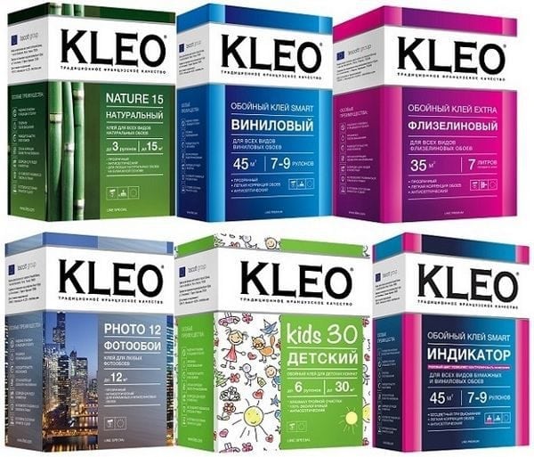 ประเภทของกาว Kleo