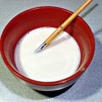 Homemade glue from flour and starch