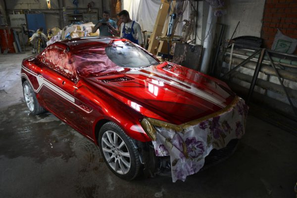 Painting a car paint Candy