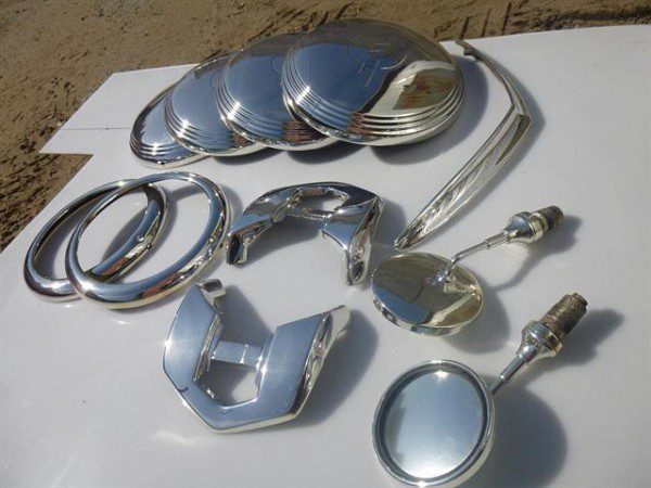 Chrome plating bahagian automotif