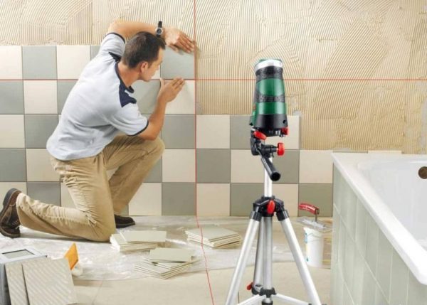 Technology of laying ceramic tiles