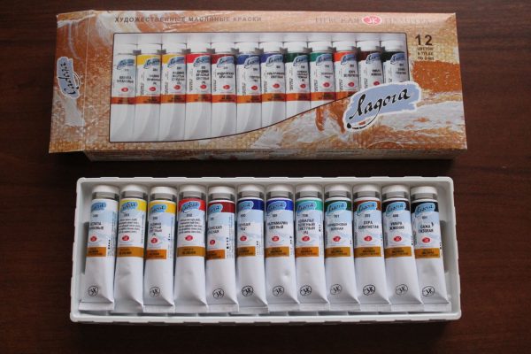 Sketch oil paints