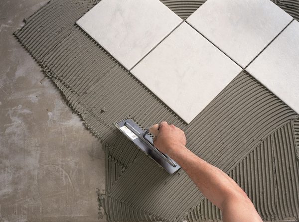 Tile gluing