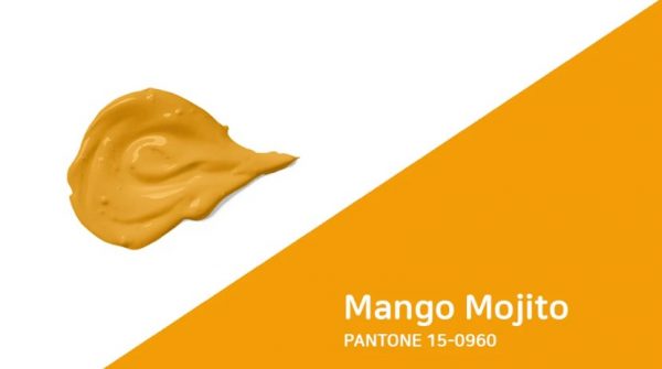 Žlutá oranžová Mango Mojito