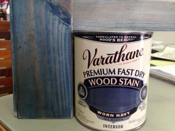 Blue stain for wood