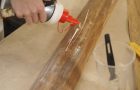 Veneer gluing