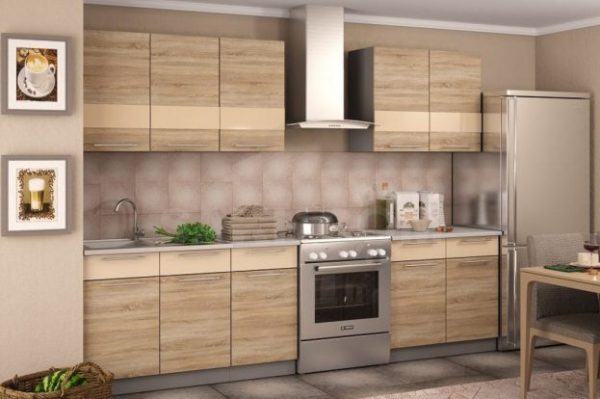 Complete kitchen oak