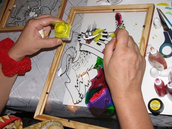 Glass painting