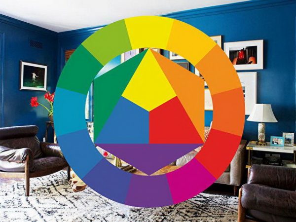 The color wheel in the interior