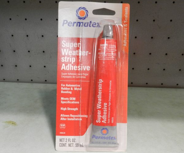 Permatex silencer adhesive sealant