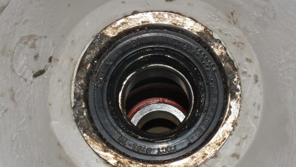 Defective oil seal