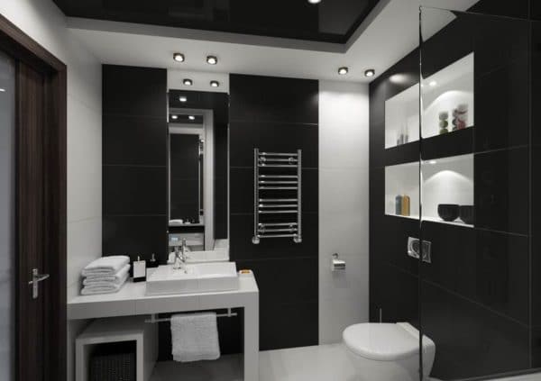 Estilo contemporáneo en el baño