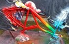 Bicycle frame painting