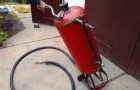 Homemade sandblasting machine