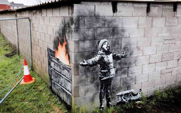 การวาดภาพ Banksy