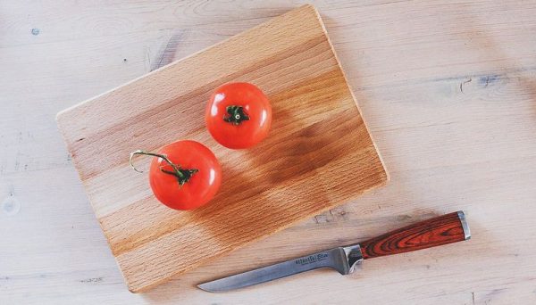 Tomatoes on the board